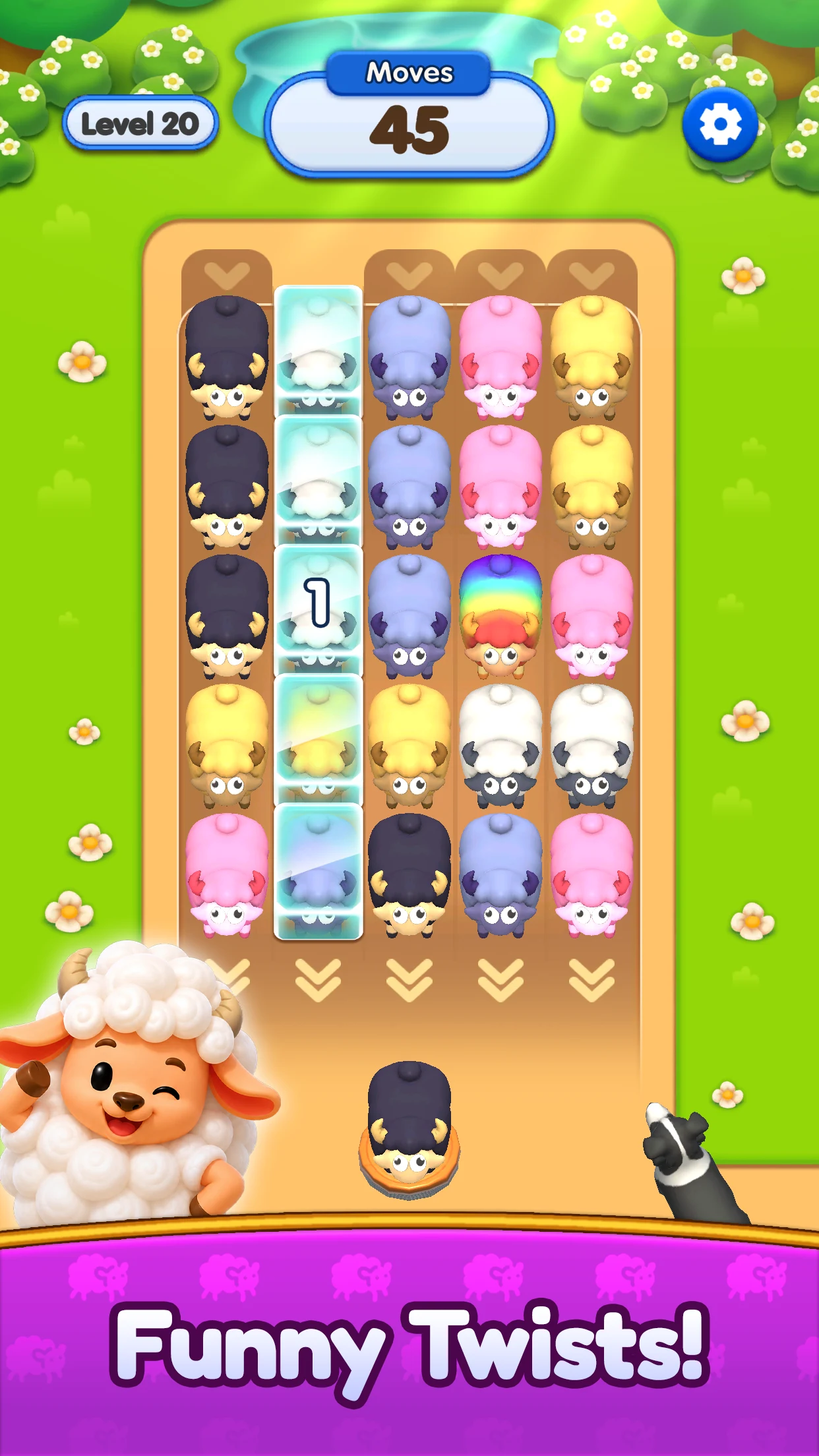 Sheep Stack: Animal Sort screenshot