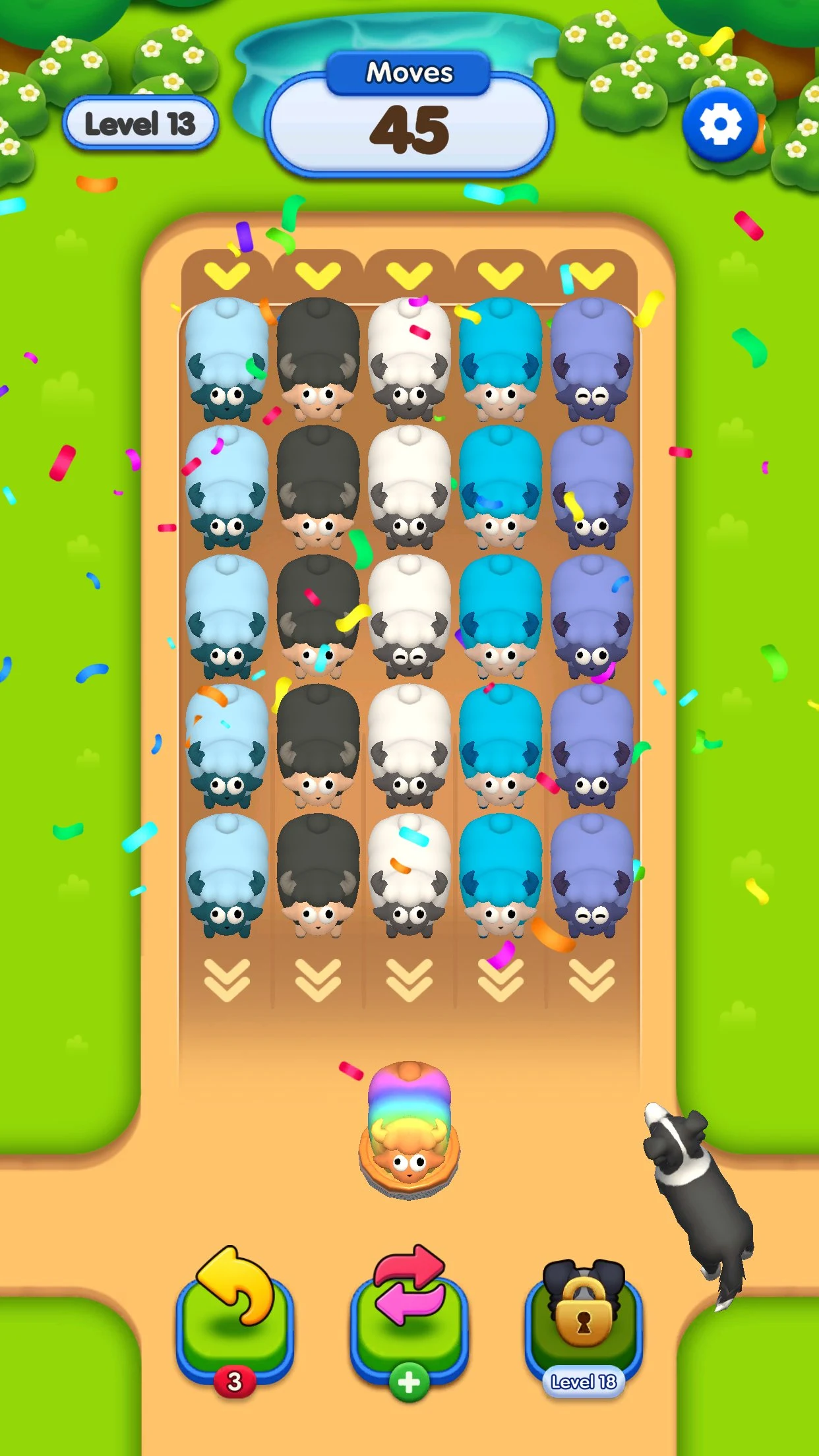 Sheep Stack: Animal Sort screenshot
